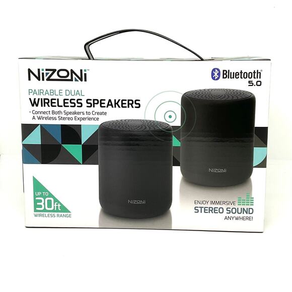 Nizoni Pairable Dual Wireless Speaker (Bluetooth)